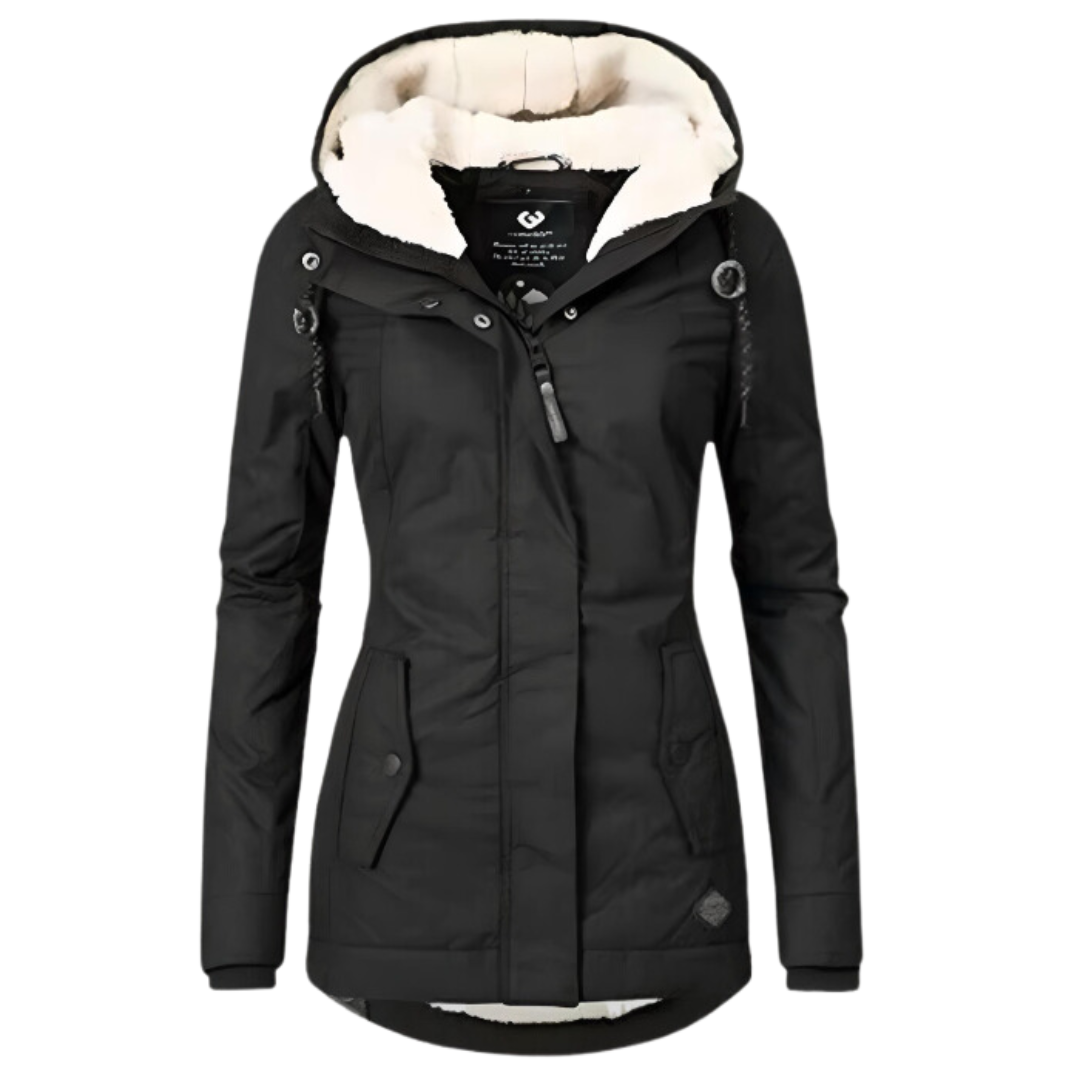 Veste à Capuche Doublée en Molleton pour Femme - Image 2
