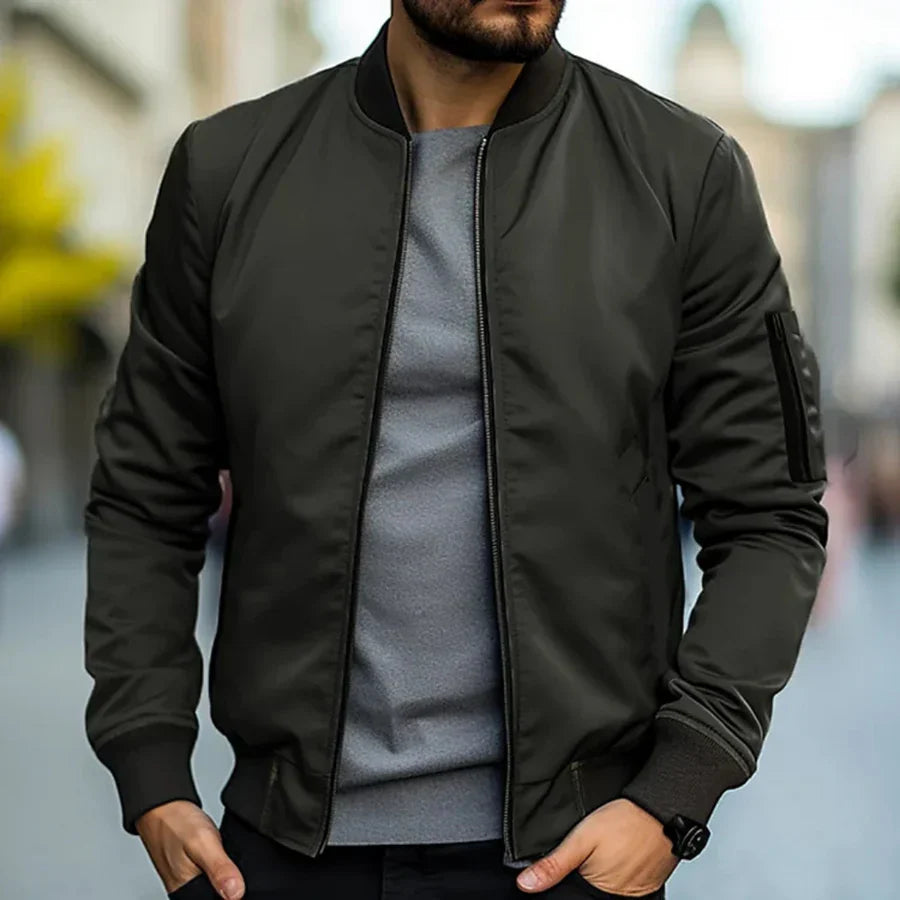 Blouson Bomber Zippé Homme - Image 5