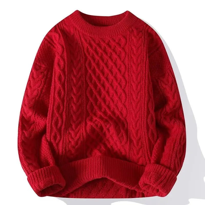 Pull en maille torsadée pour homme - Image 5