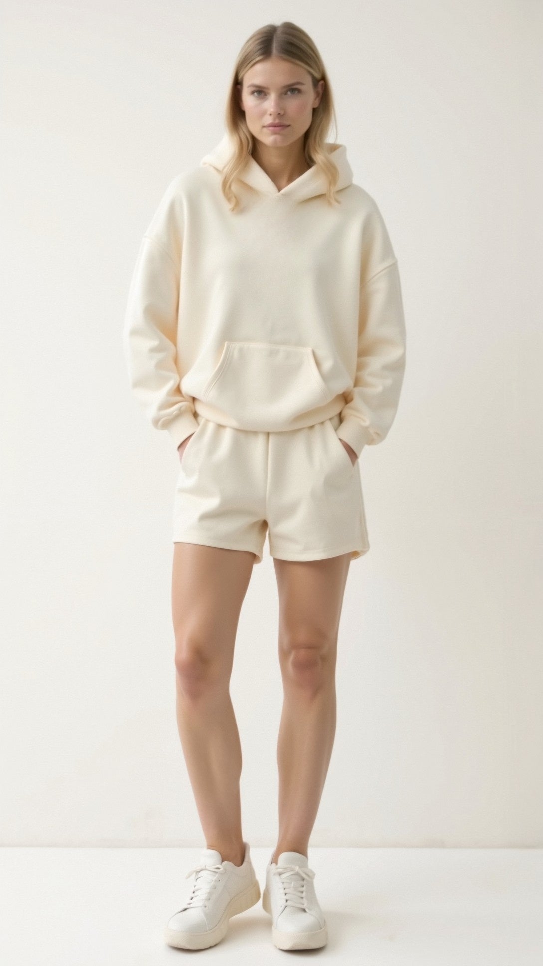 Sweat à Capuche Graphique Oversize Femme - Image 7