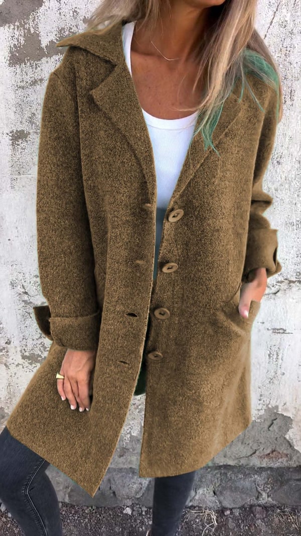 Manteau Boutonné Femme - Image 13