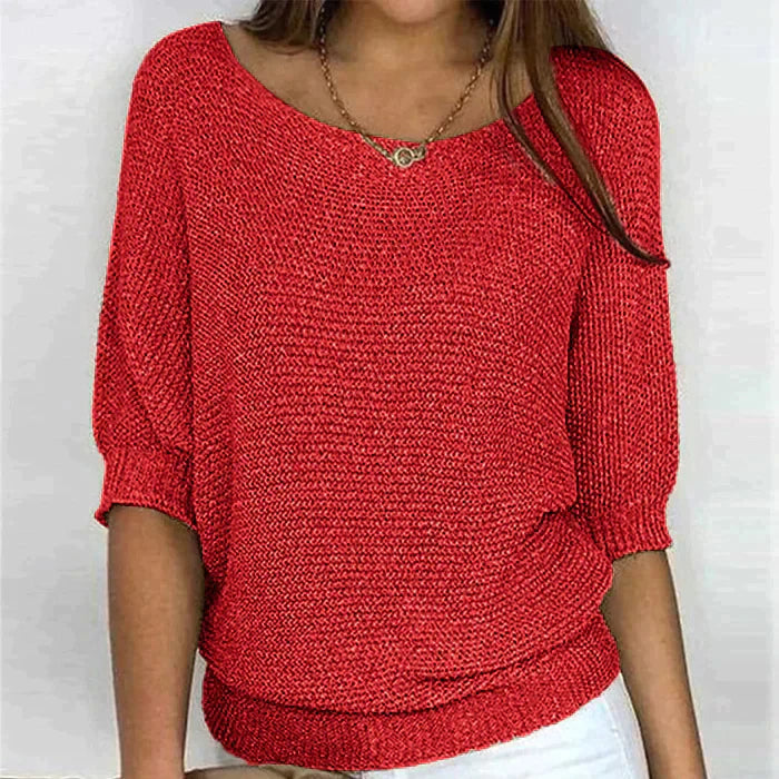 Pull en Tricot Femme Col V - Image 6