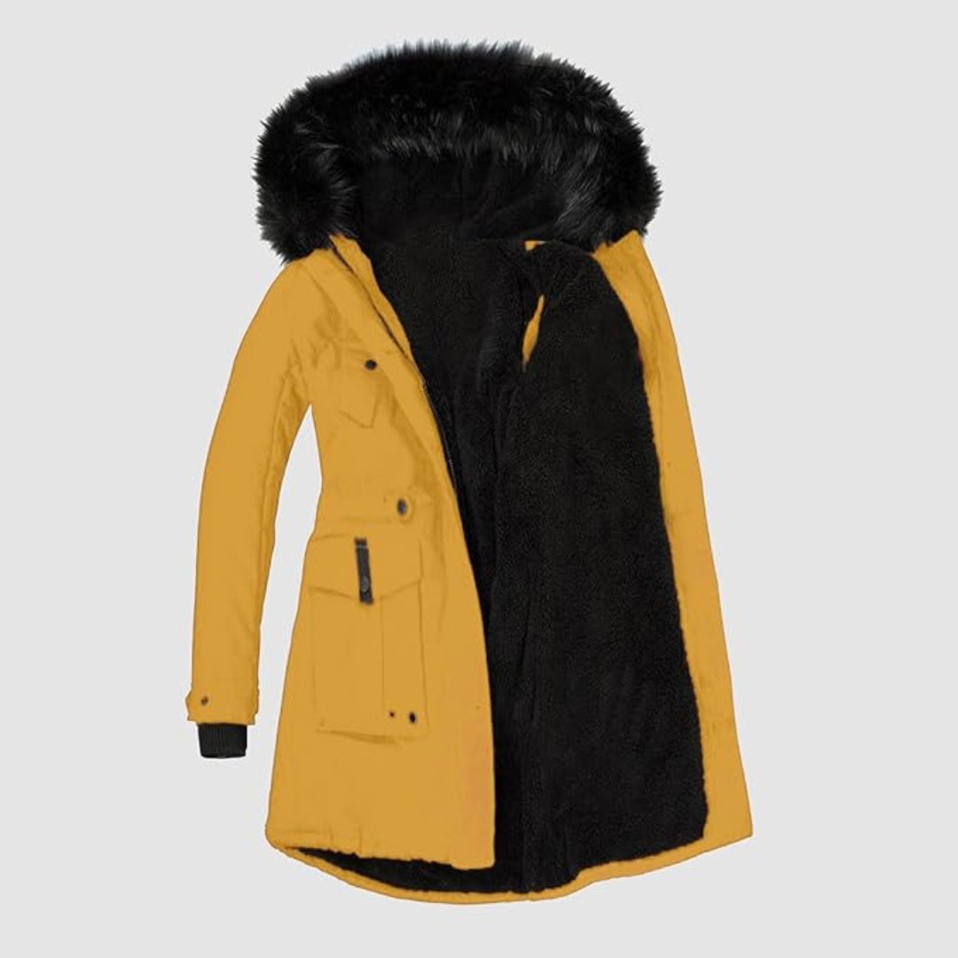 Parka Femme à Capuche en Fourrure - Image 4