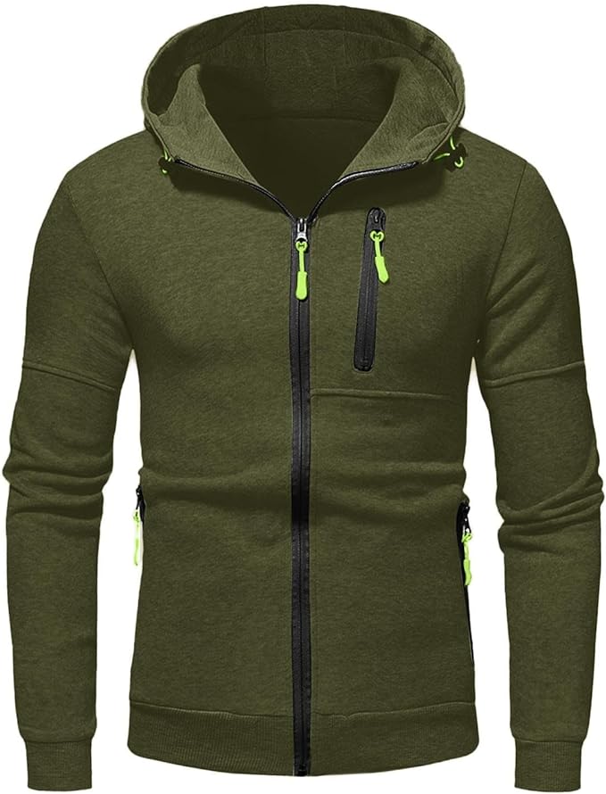 Veste Homme à Capuche et Fermeture Éclair Intégrale - Image 6