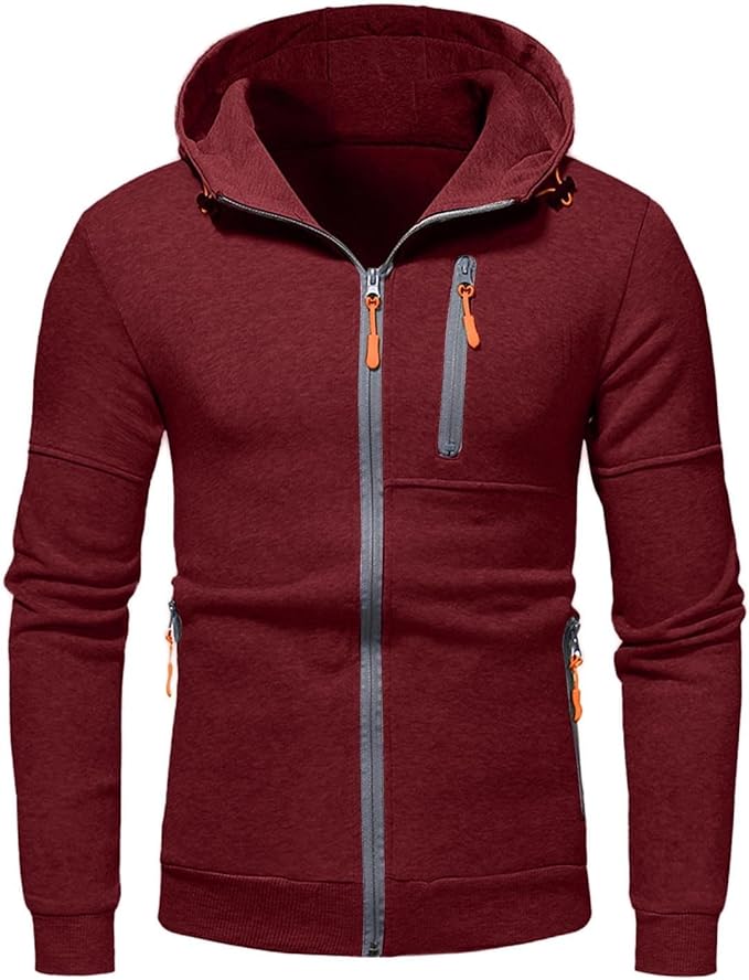 Veste Homme à Capuche et Fermeture Éclair Intégrale - Image 5