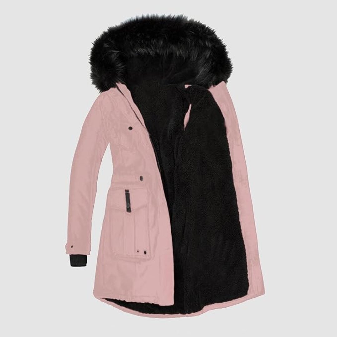Parka Femme à Capuche en Fourrure - Image 2