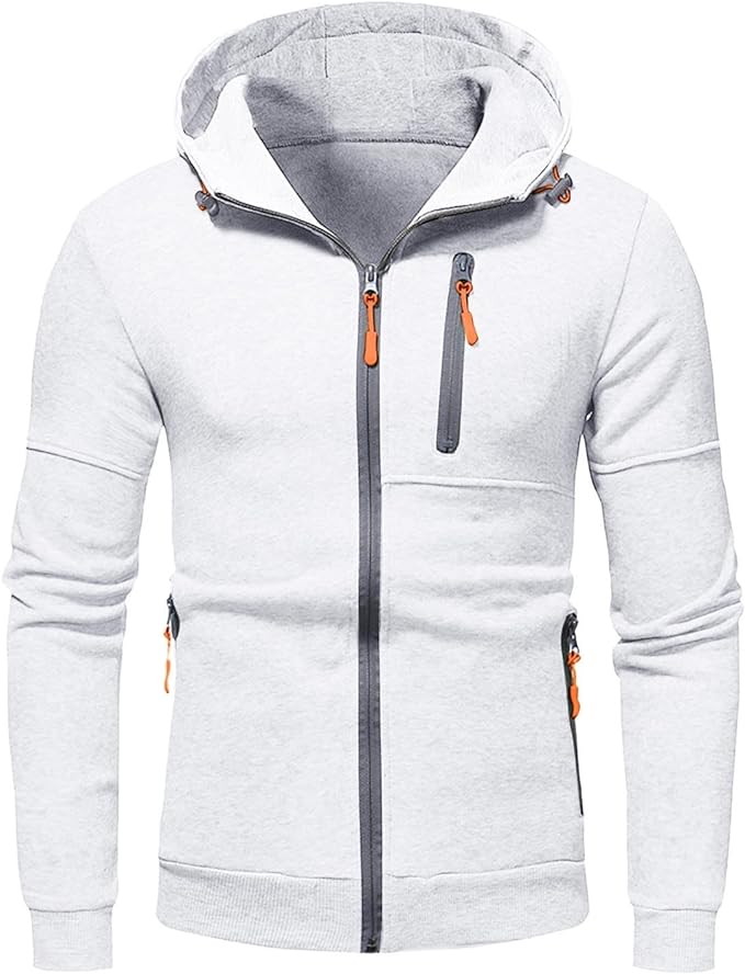 Veste Homme à Capuche et Fermeture Éclair Intégrale - Image 4