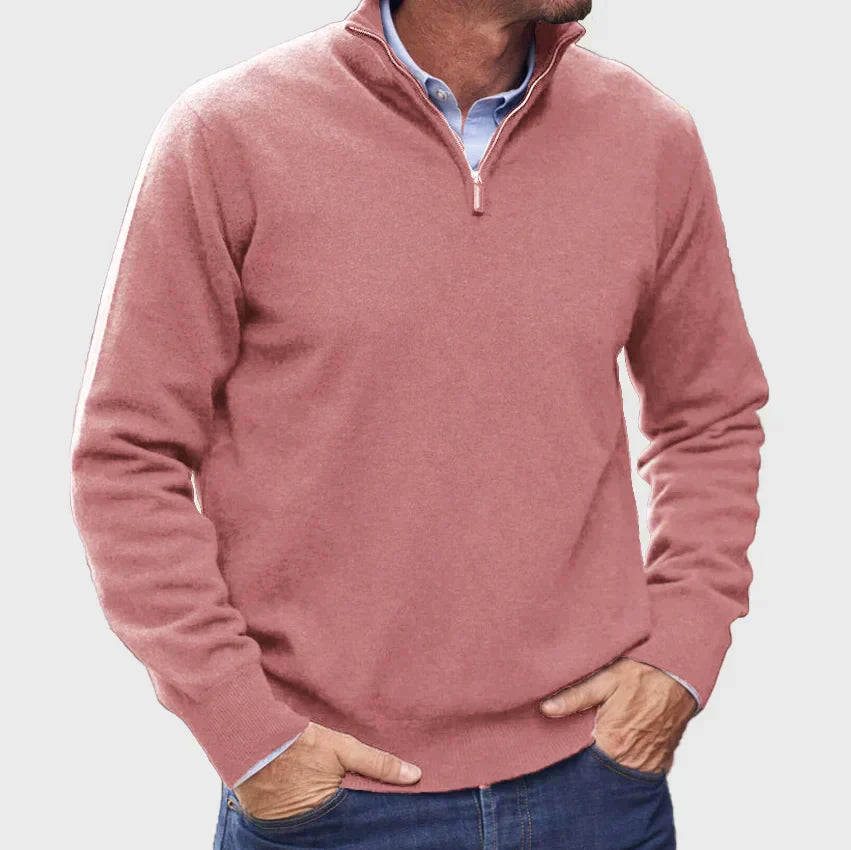 Pull à Manches Longues Homme avec Fermeture Éclair 1/4 - Image 6