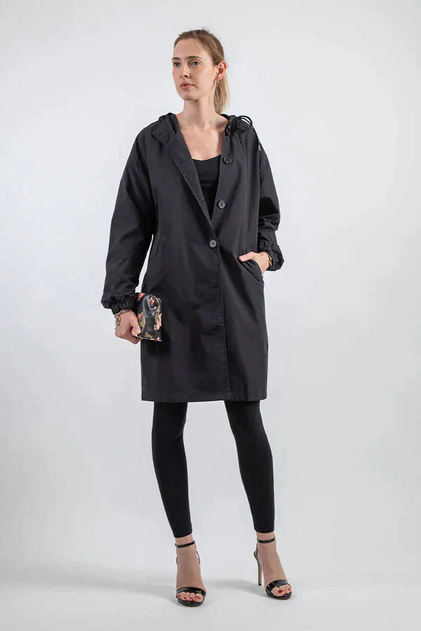 Anorak à Capuche Mi-Long Femme - Image 9