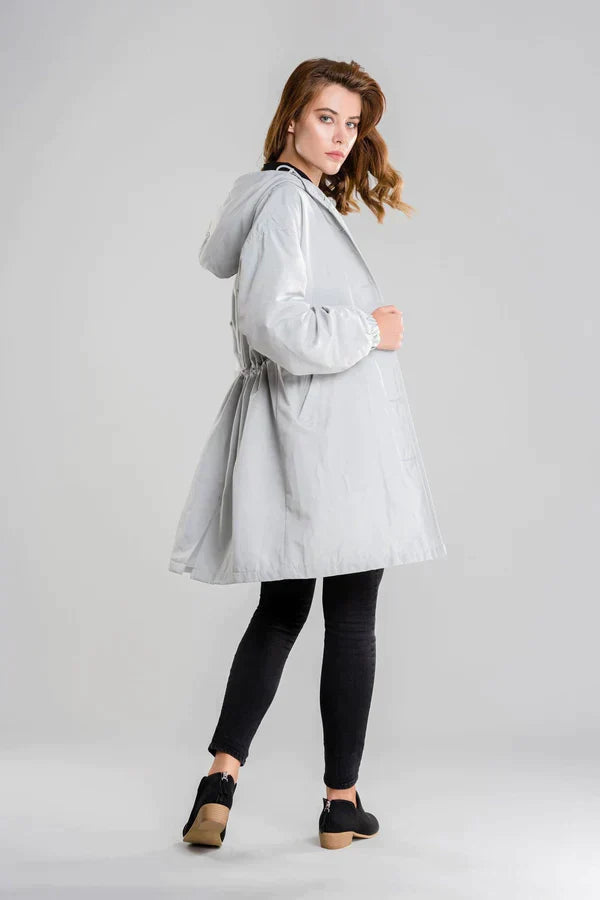 Anorak à Capuche Mi-Long Femme - Image 4