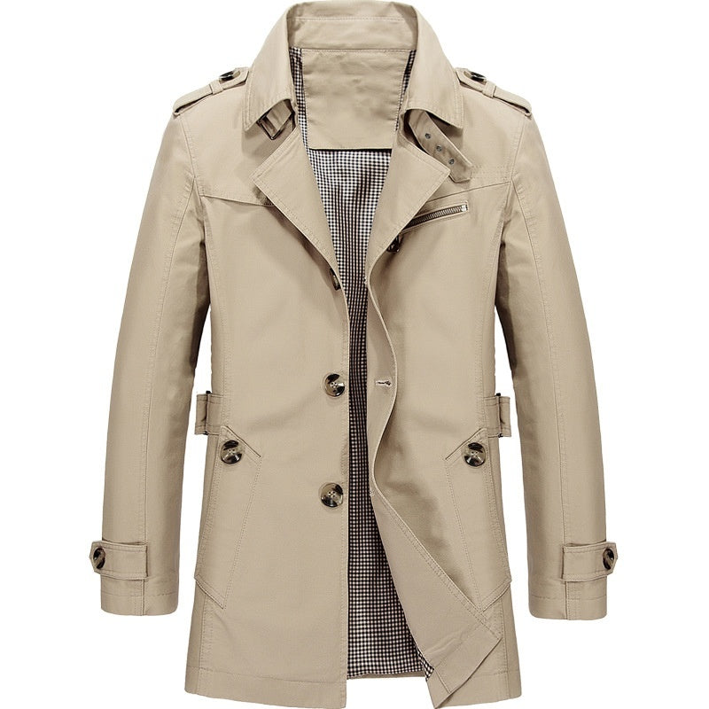 Trench-coat croisé pour homme - Image 1