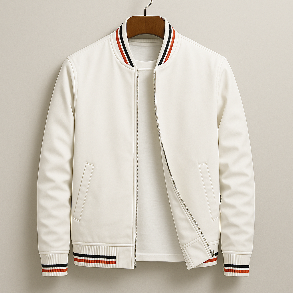 Blouson Homme Col Côtelé - Image 1