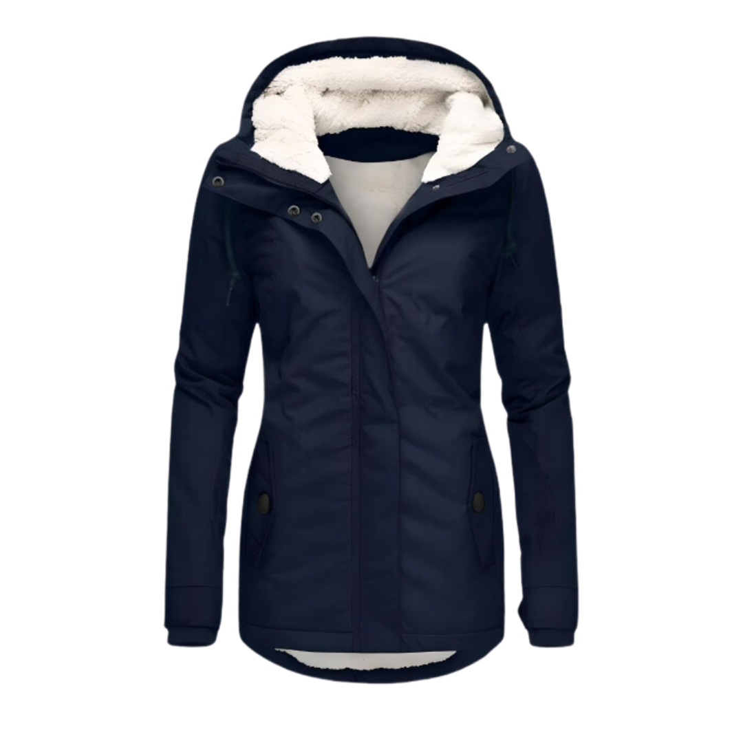 Veste à Capuche Doublée en Molleton pour Femme - Image 3