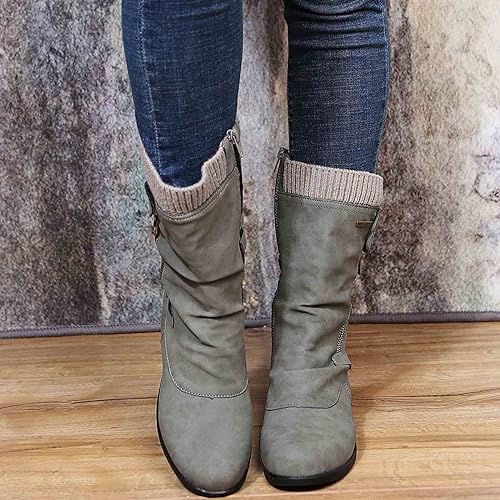 Bottes Mi-Mollet Souples Femme - Image 2