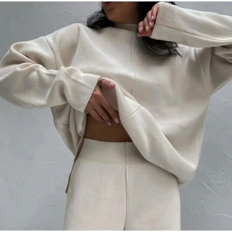 Pull ample à col rond pour femme - Image 8