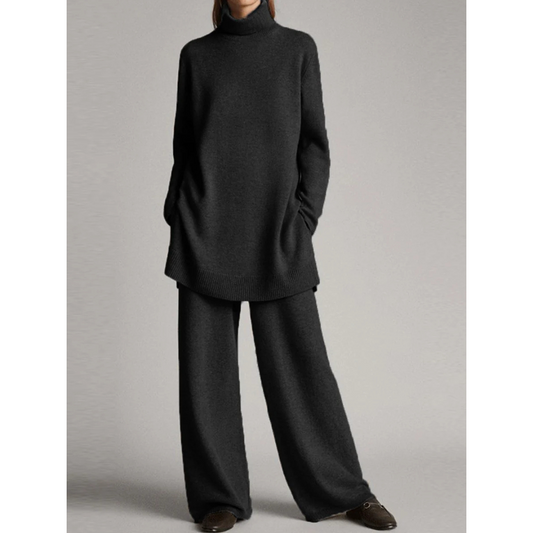 Ensemble pull à jambes larges pour femmes - Image 1