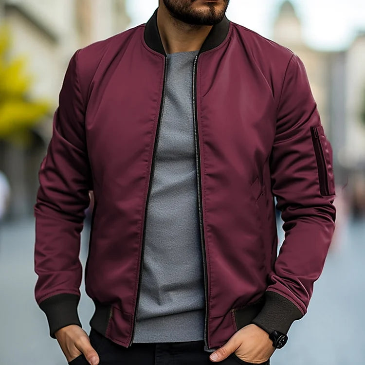 Blouson Bomber Zippé Homme - Image 5