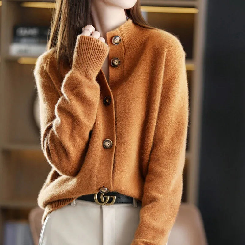 Pull Femme Boutonné à Col - Image 4