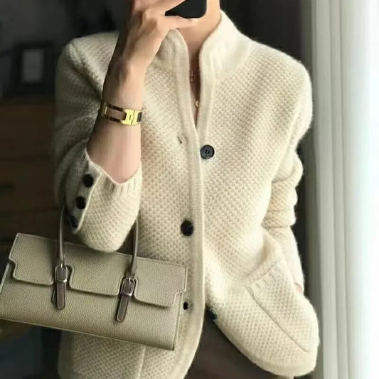 Veste Cardigan Boutonnée pour Femme - Image 1