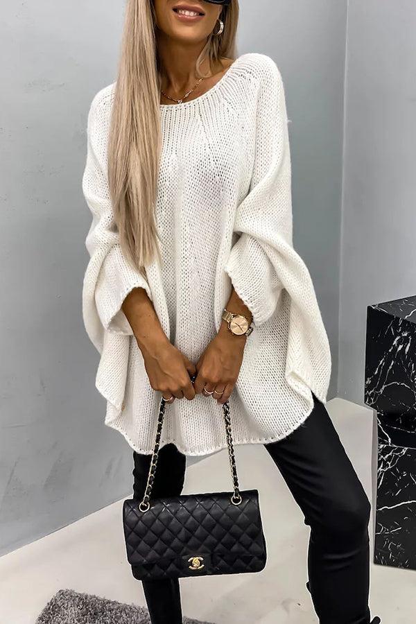 Pull ample en maille pour femme - Image 3