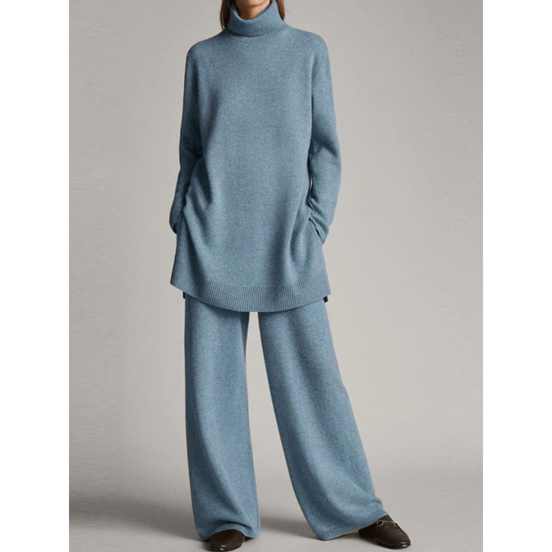 Ensemble pull à jambes larges pour femmes - Image 5