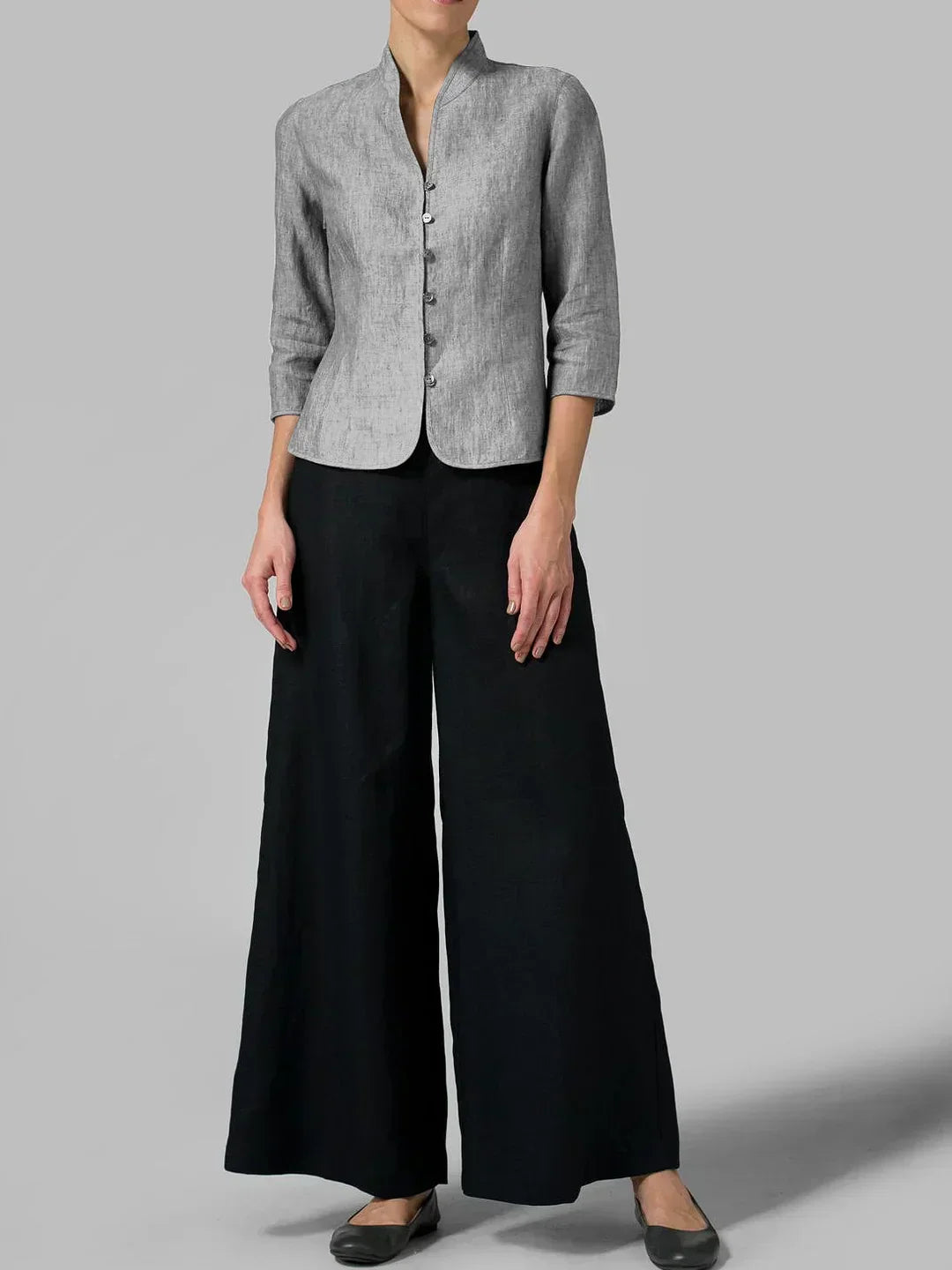 Veste Femme Ajustée Boutonnée - Image 5