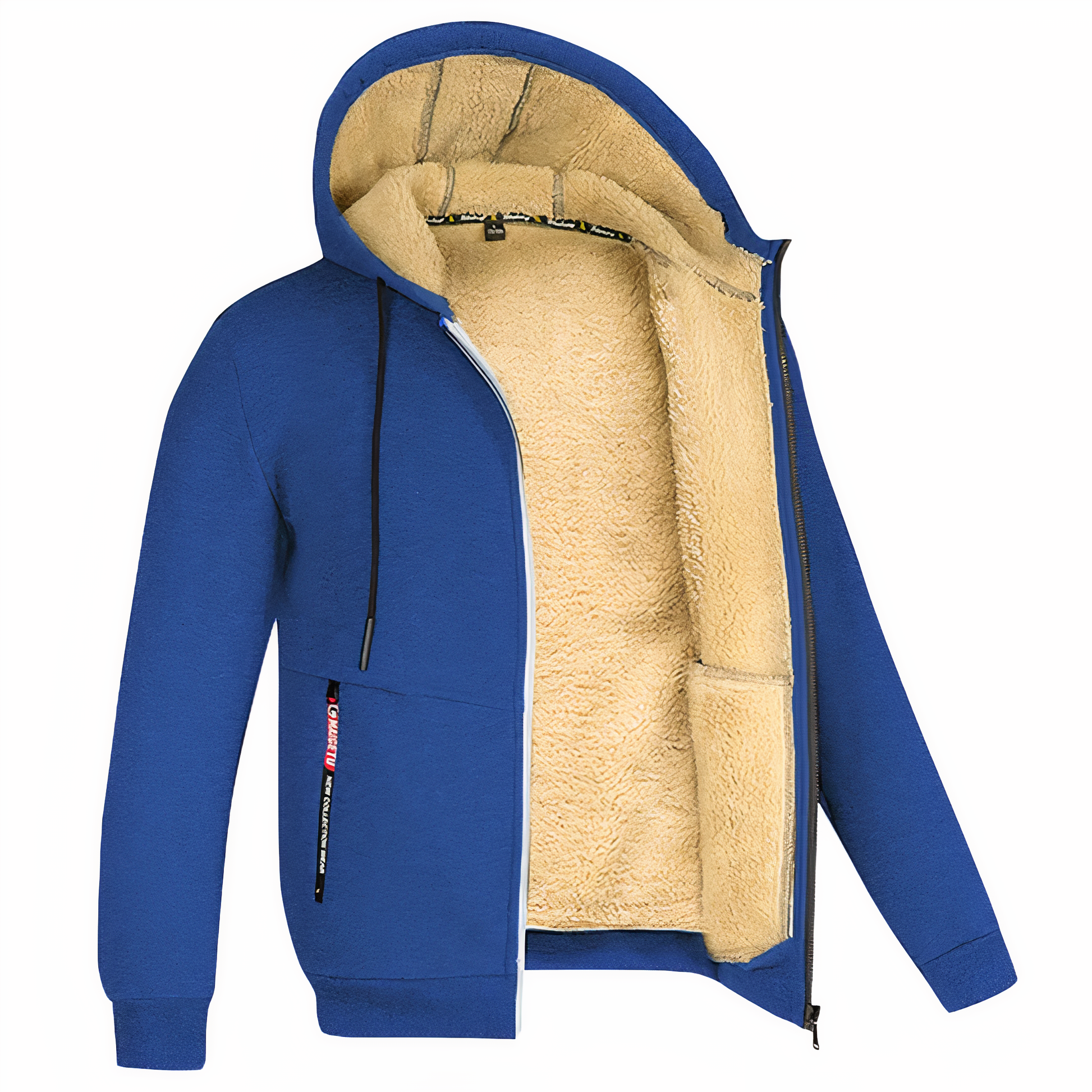 Veste Homme à Capuche Doublée Sherpa - Image 5