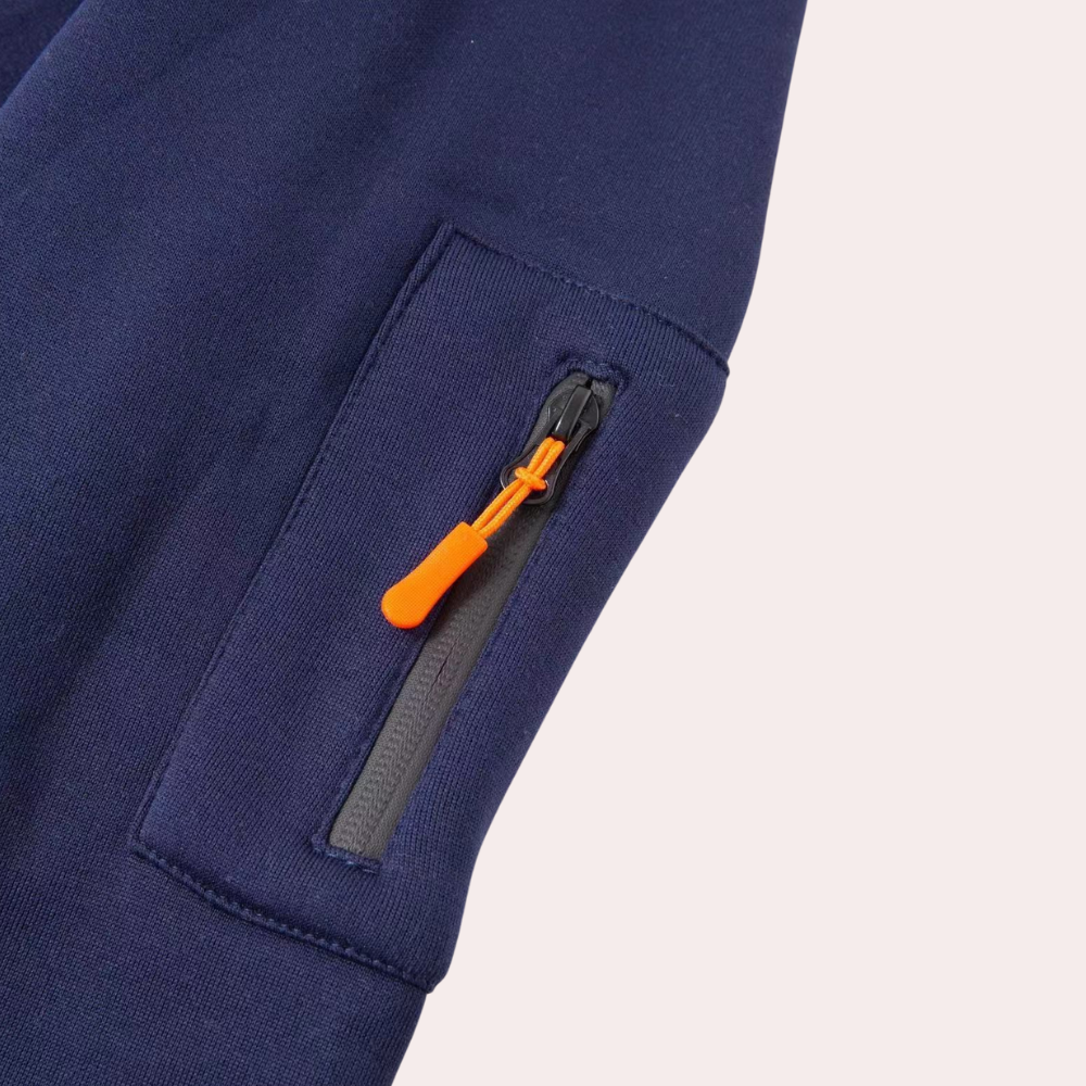 Sweat à Capuche Homme Demi-Zip avec Poche - Image 6