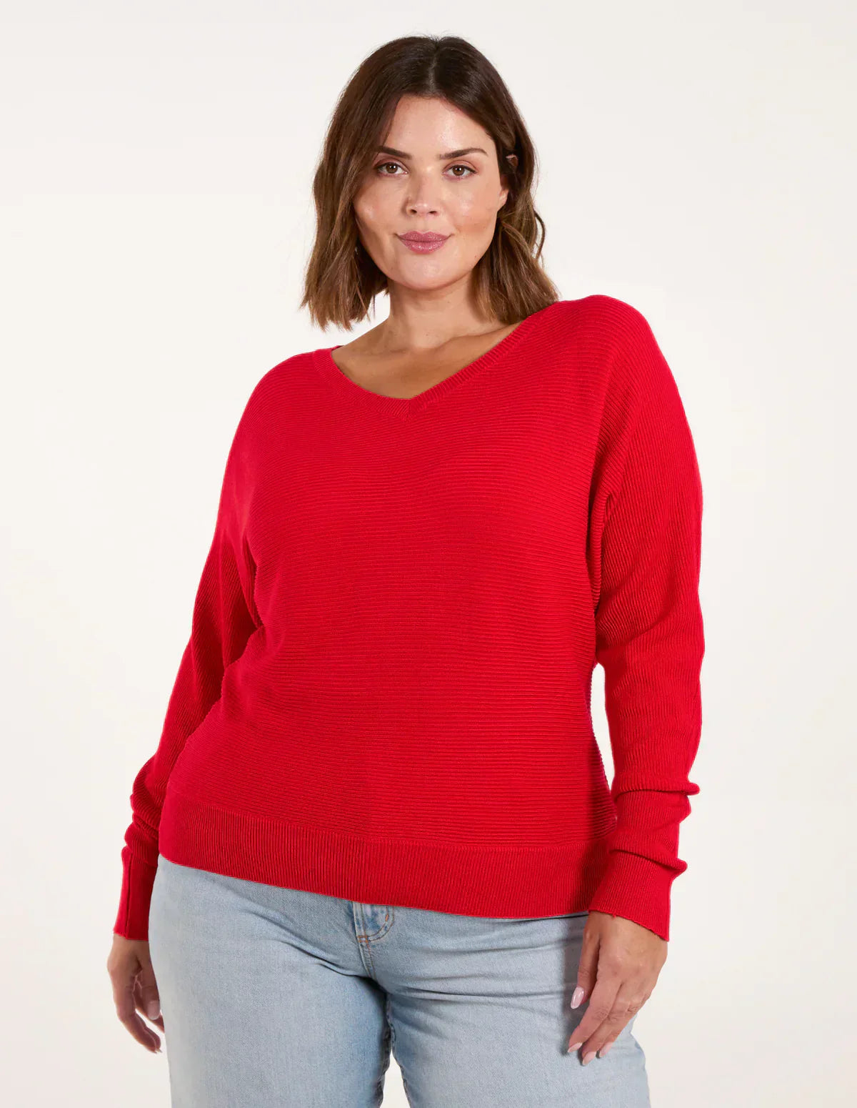 Pull Femme Col V Manches Longues - Image 5