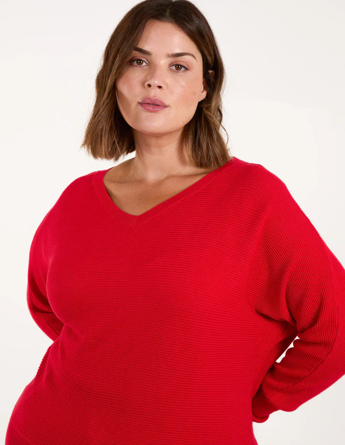 Pull Femme Col V Manches Longues - Image 4