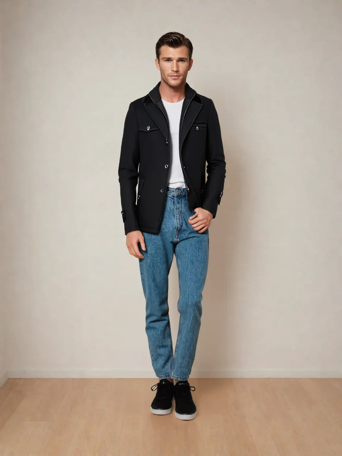 Caban croisé pour homme - Image 1