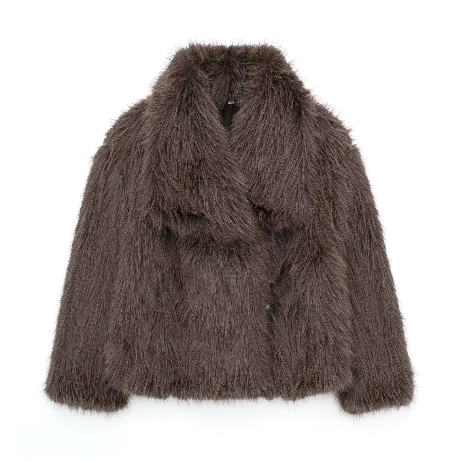 Veste Oversize Femme en Fourrure - Image 8