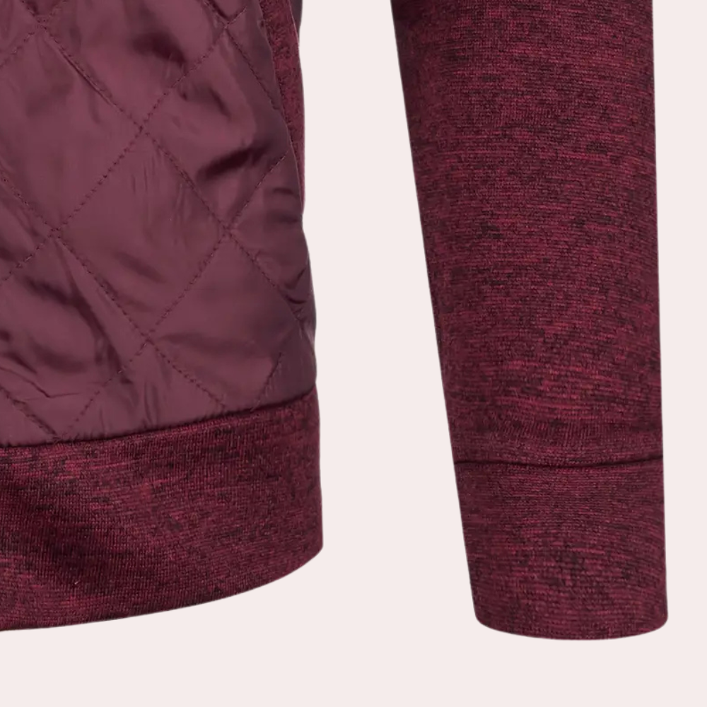 Veste matelassée homme à col montant - Image 4