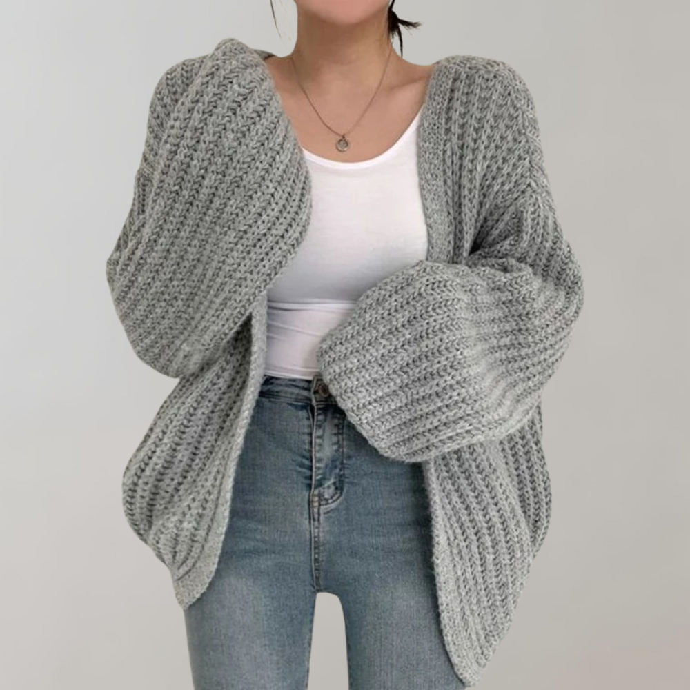 Cardigan en Tricot Oversize pour Femme - Image 6