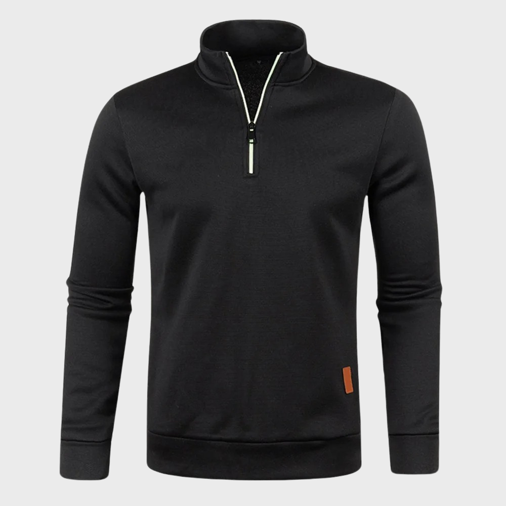 Pull Homme à Fermeture Éclair 1/4 - Image 3