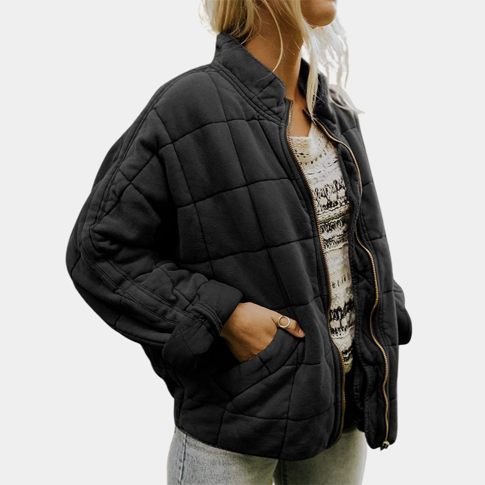 Veste matelassée zippée pour femme - Image 2