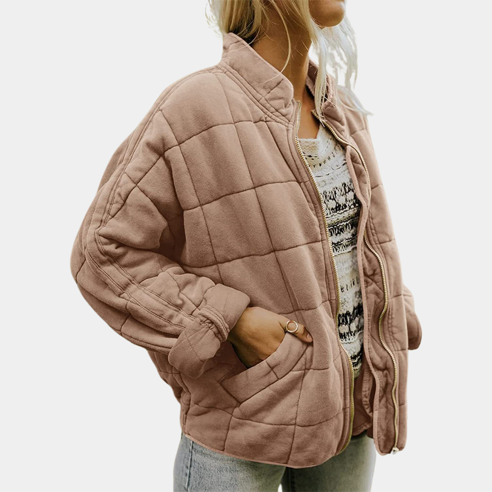 Veste matelassée zippée pour femme - Image 1