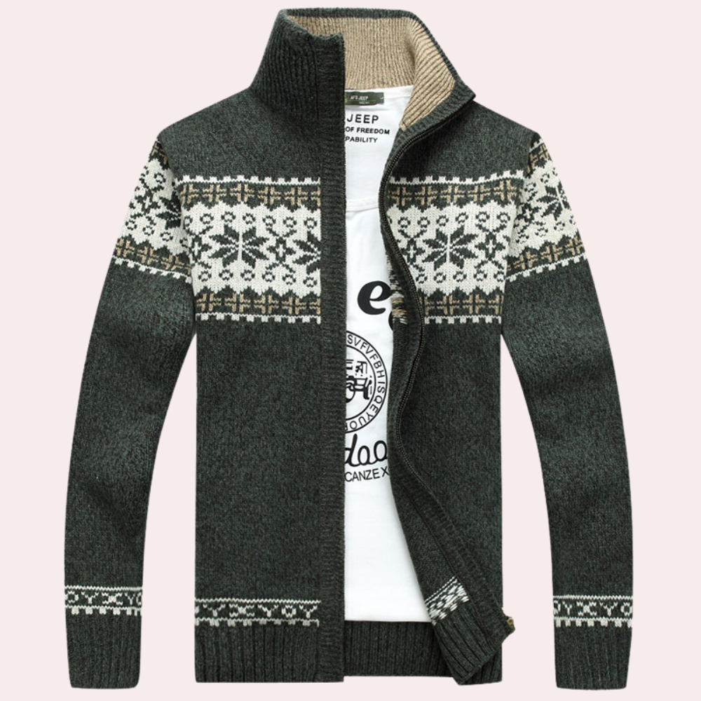 Veste Tricot Zippée Homme - Image 4