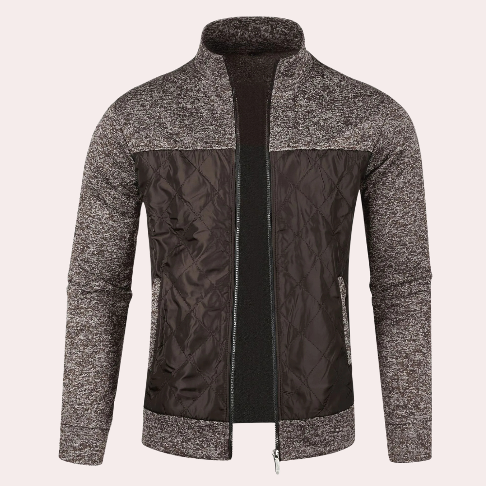 Veste matelassée homme à col montant - Image 5