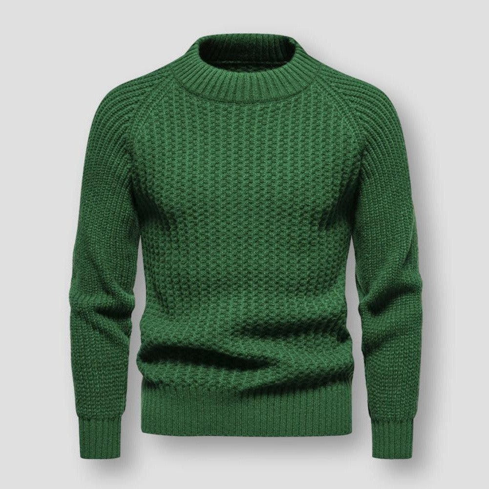 Pull texturé à col montant pour homme - Image 4