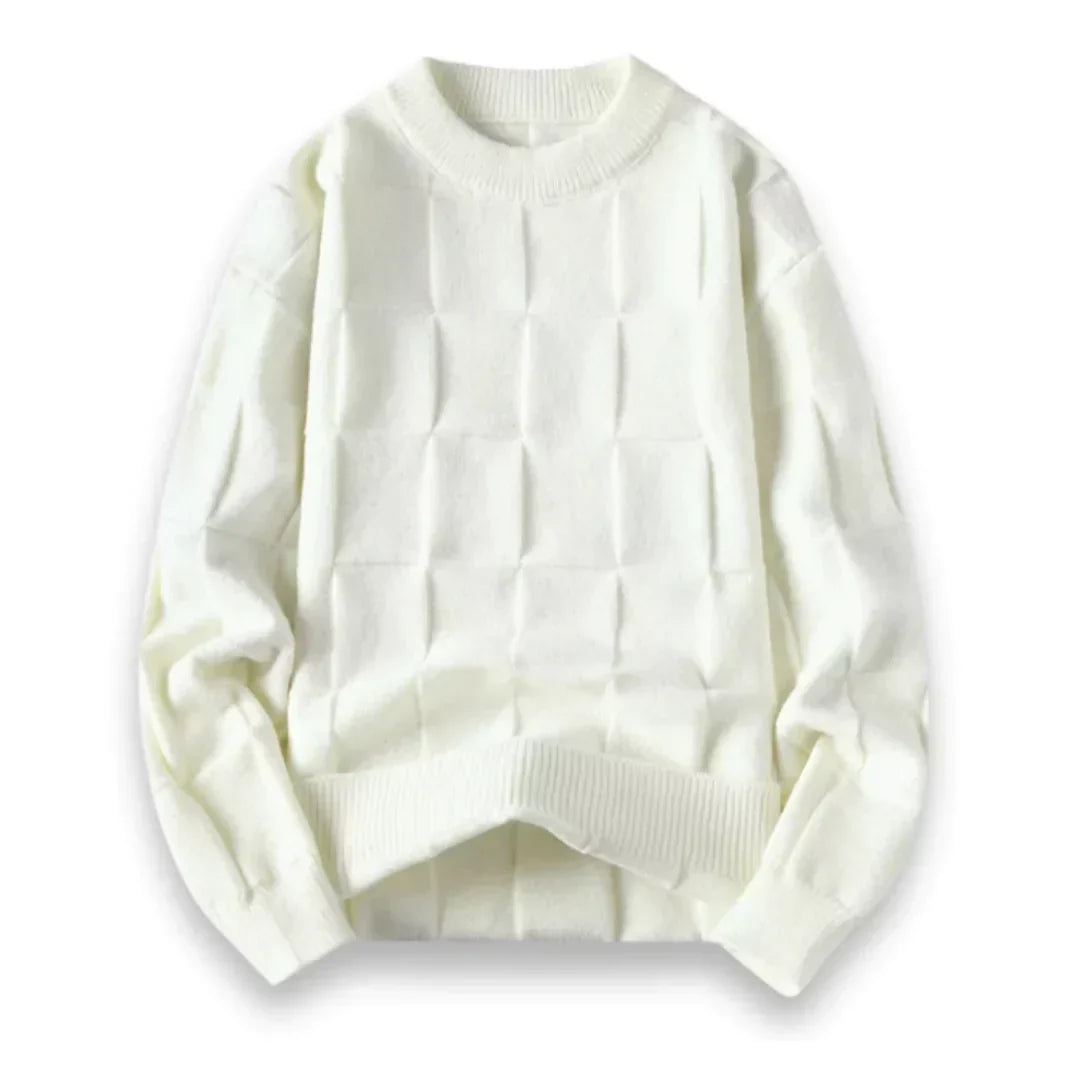 Pull à col rond à motifs pour homme - Image 4