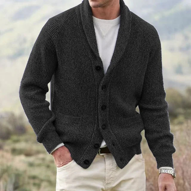 Cardigan Homme Col Châle - Image 4