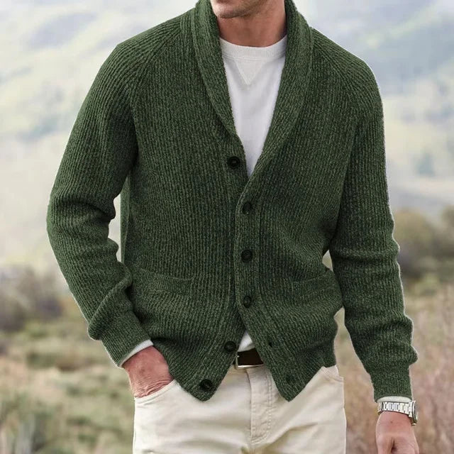 Cardigan Homme Col Châle - Image 5