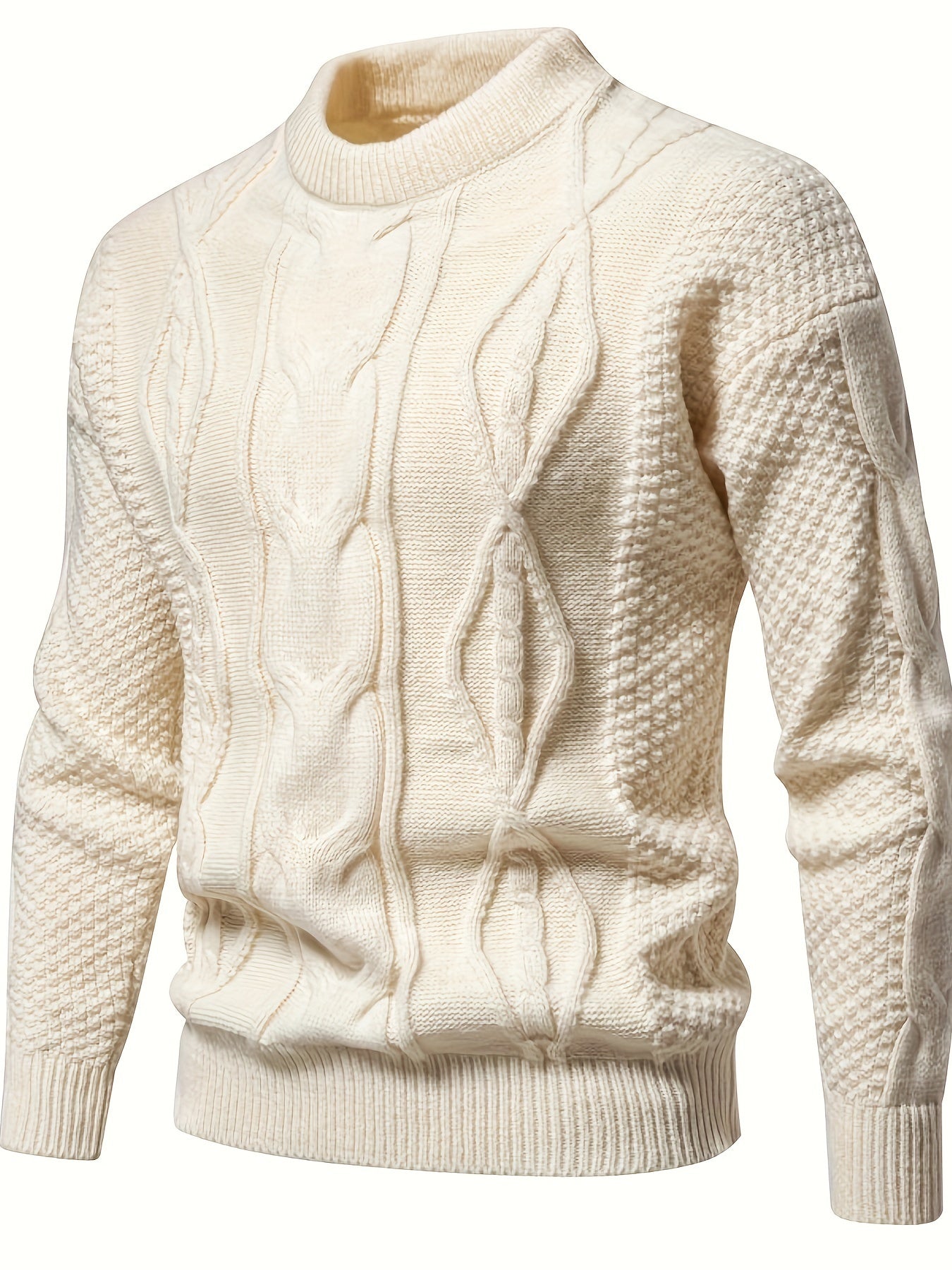 Pull Homme Tricot torsadé - Image 4