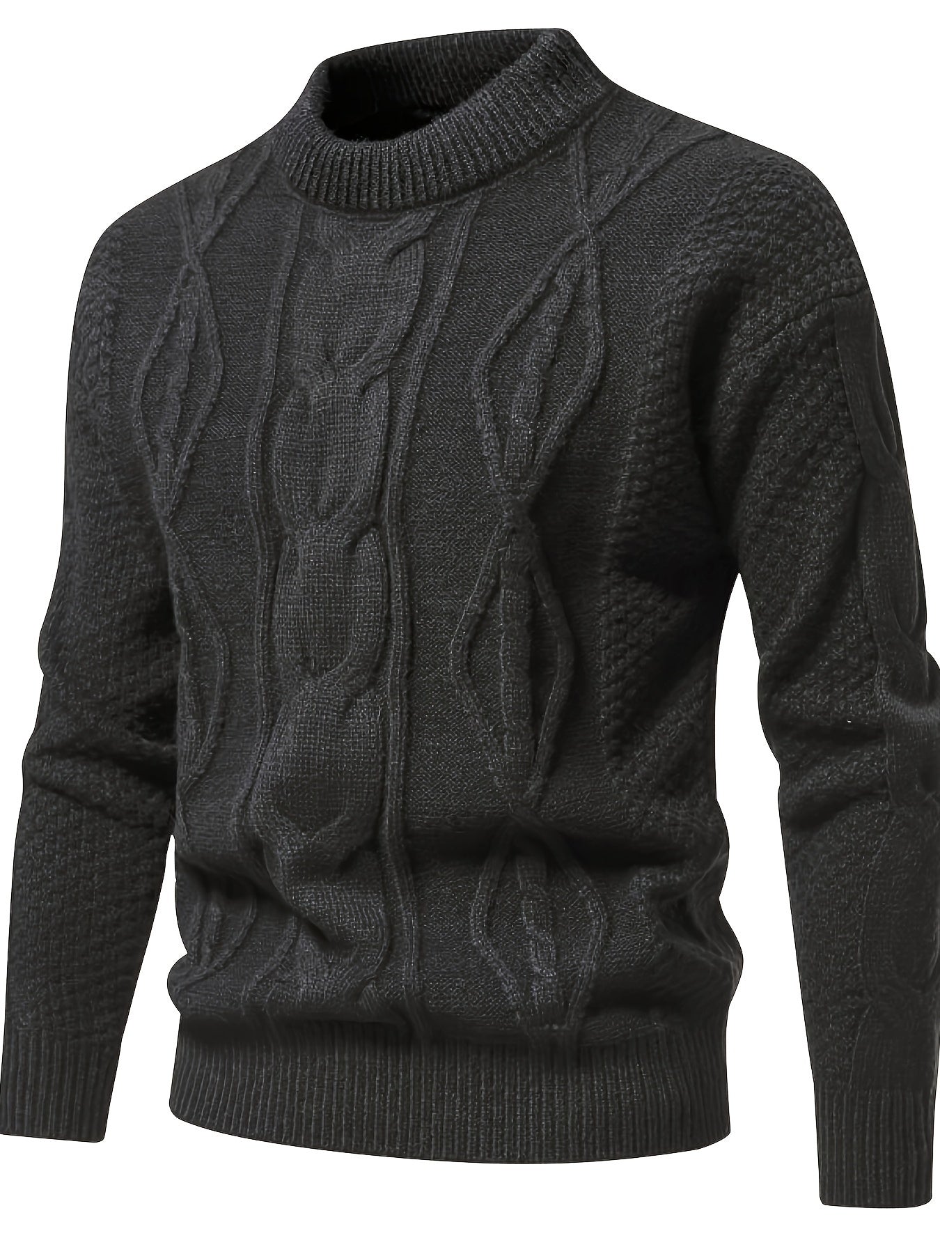Pull Homme Tricot torsadé - Image 1
