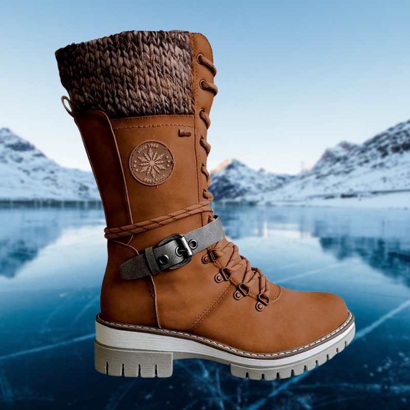 Bottes à lacets pour femmes - Semelle crantée - Image 10