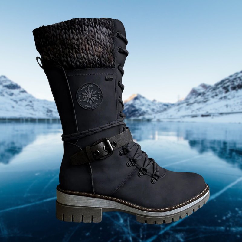 Bottes à lacets pour femmes - Semelle crantée - Image 8