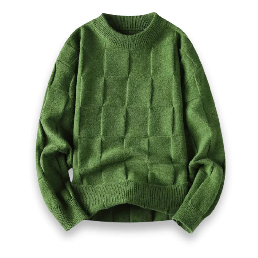 Pull à col rond à motifs pour homme - Image 2