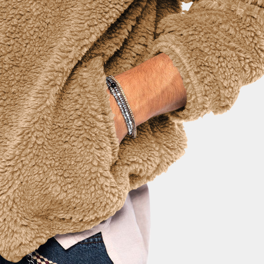 Veste zippée à capuche en molleton pour homme - Image 5