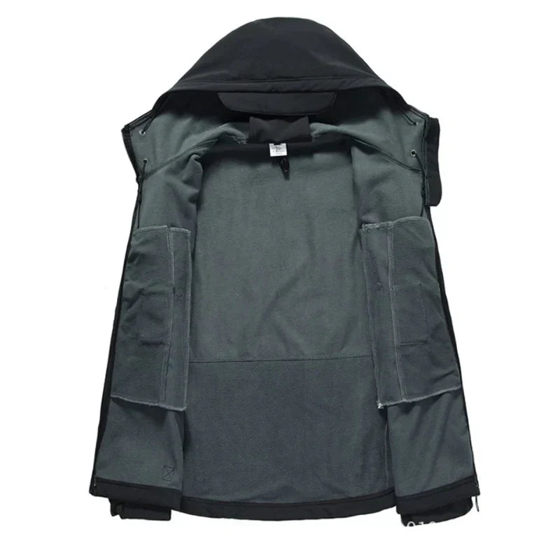Veste Tactique à Capuche pour Homme - Image 2